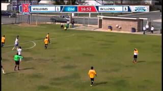 Fernando Cervantes of Willows avoids several defenders and scores from long range [upl. by Priscilla]