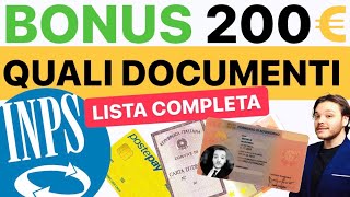 200€💶 BONUS BADANTE E COLF QUALI DOCUMENTI SERVONO PER FARE RICHIESTA [upl. by Angelina]