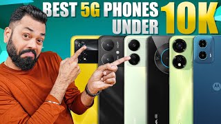 Top 5 Best 5G Smartphones Under ₹10000 Budget ⚡ January 2024 [upl. by Niels216]