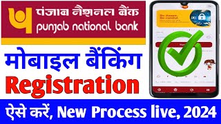 Punjab National Bank mobile banking registration  how to activate PNB mobile banking [upl. by Pettifer]