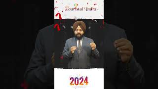 Touristal India Team Wish You A Happy Healthy And Prosperous Year 2024 happynewyear short [upl. by Assennej712]