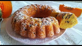 Torta sofficissima con zucca e gocce di cioccolato [upl. by Irrol690]