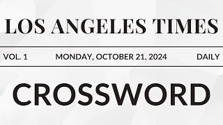 Clued In  Solving the LA Times Crossword  October 21 2024 [upl. by Fira]