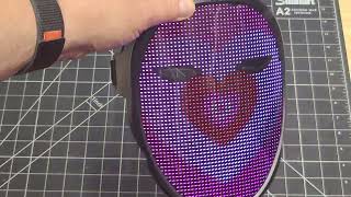 Unboxing an awesome Programmable LED Mask [upl. by Mikael]