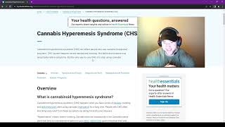 SEMPHIS experience Cannabinoid Hyperemesis Syndrome CHS [upl. by Marylou]