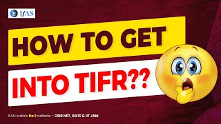 HOW TO GET INTO TIFR 😲🎓  TIFR Exam 2024  Lets Crack [upl. by Nollie]