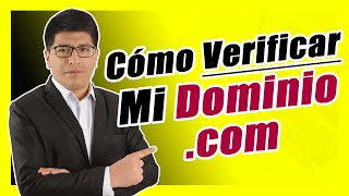 Cómo Verificar un Dominio Web Después de Comprar PASO A PASO [upl. by Socem822]