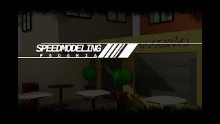 Padaria  Speed Modeling  Blender 3D blenderbrasil speedmodeling [upl. by Langham]