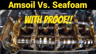 Amsoil Vs Seafoam Engine Flush  Who Wins Thorough comparison and PROOF [upl. by Most]