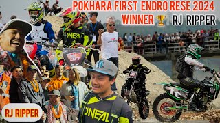 POKHARA FIRST ENDRO RACE CHAMPIONSHIP WINNER 🥇RAJESH MAGAR AKR RJ RIPPER 🏆 [upl. by Ahsele505]