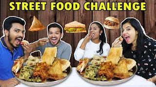 INDIAN STREET FOOD CHALLENGE  MUMBAIDELHIAHMADABAD STREET FOOD EATING COMPETITION [upl. by Alsi]