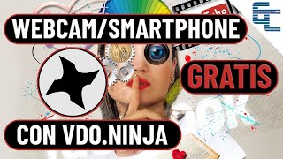 Smartphone come Webcame non solo 💥 VDO Ninja OBS [upl. by Lua]