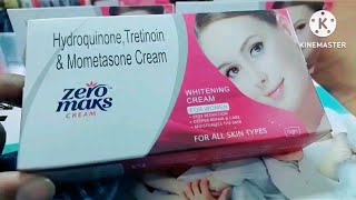 Zeromaks Cream Hydroquinone Tretinoin amp Mometasone Cream [upl. by Michale422]