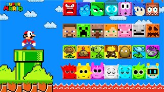 Super Mario Bros But There Are More Custom Blocks Collections ALL EPISODES [upl. by Janean748]