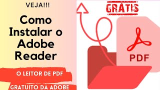 Como Instalar o Adobe Reader [upl. by Ainnek866]