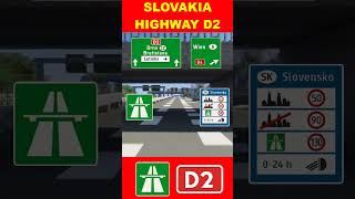 🇸🇰 Minecraft SLOVAKIAN highways Driving trought all DIALNICA D2 from HUNGARY to CZECH REPUBLIC [upl. by Maximilien]