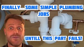 Finally…Some Simple Plumbing Jobs…Untill plumbing [upl. by Eiddal]