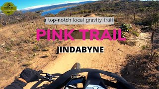 PINK TRAIL JINDABYNE  Topnotch Local Gravity MTB Trails at Jindabyne [upl. by Hocker186]