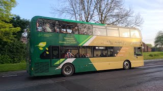 X Lines X72 to Stanley  Go North East 6349  YX20 OKJ [upl. by Zeta]