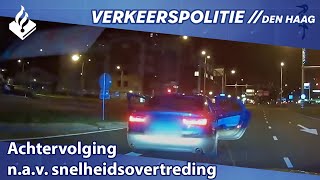 Achtervolging naar aanleiding van snelheidsovertreding  highspeed chase [upl. by Joelie]