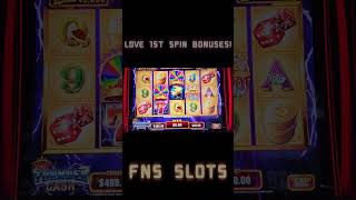 Landing Super Jackpot Wheel on 30 Thunder Cash fnsslots slots slotmachine gambling casino [upl. by Eilhsa]