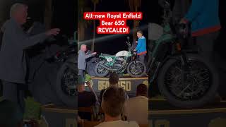 2025 Royal Enfield Bear 650 REVEALED royalenfield Bear650 scrambler [upl. by Maise357]