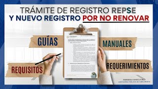 Trámite REPSE Registro Actualización Renovación Nuevo Registro  Guías Manuales y Requisitos [upl. by Eppie]