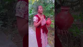 খাঁটি গোরো রু দুধ 🤑😛 village videoscomedy funny funnyshorts [upl. by Deroo]