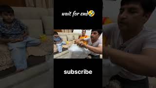 Surprise gift🎁 for papa ji shorts souravjoshivlogs viralvideo [upl. by Alludba]