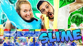 SEIFENBLASEN SCHLEIM CHALLENGE Nina amp Kaan machen SLIME EXPERIMENT amp ES ESKALIERT [upl. by Arika]