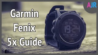 Garmin Fenix 5x ultimate tips and tricks user guide  improve battery life GPS accuracy and maps [upl. by Euqilegna]