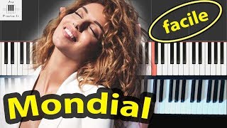 Tal  Mondial  tutorial Piano FACILE [upl. by Mloc576]