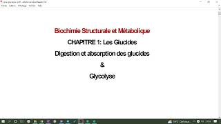 la glycolyse biochimie [upl. by Nirrat325]