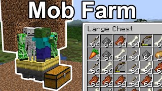 Mob Farm  No Spawner  Minecraft 121 [upl. by Latona]