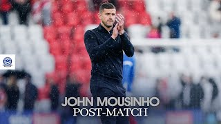 John Mousinho postmatch  Stevenage 00 Pompey [upl. by Allehs]