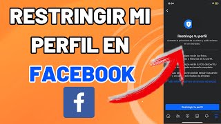 COMO RESTRINGIR MI PERFIL EN FACEBOOK [upl. by Iggy952]