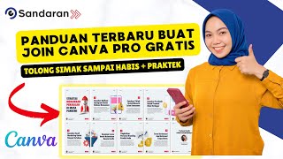 Panduan Terbaru Buat Join Canva Pro Gratis [upl. by Ahsekad]