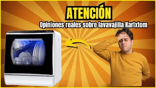 Lavavajilla de mesa Karlxtom ¿Realmente Cumple Lo Prometido Reseña y Experiencias de Compradores [upl. by Roosevelt]