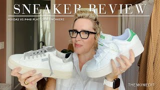 Adidas Stan Smith Vs P448 Thea Platform Sneakers Comparison amp Review [upl. by Bast]