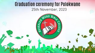 Graduation ceremony for Polokwane RWBC [upl. by Larsen]