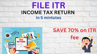 ITR FILING ONLINE 202425  ITR KAISE BHARE ONLINE  FILE INCOME TAX RETURN ONLINE [upl. by Dnomra]