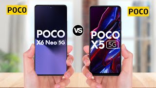 POCO X6 NEO 5G vs POCO X5 5G [upl. by Idisahc]