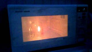 Microwave Plasma  Fire and Pyrex [upl. by Eisak]