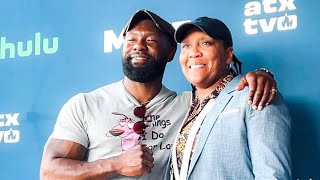 Trevante Rhodes amp Ann Wolf  Hulu advanced screening of MikeonHulu  Answering QampA from Dr Moore [upl. by Llywellyn295]