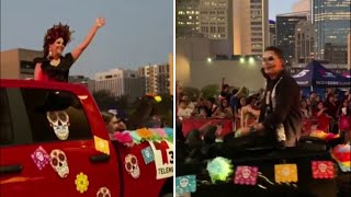 Desfile del Día de los Muertos en Dallas  Telemundo 39 [upl. by Gerg347]