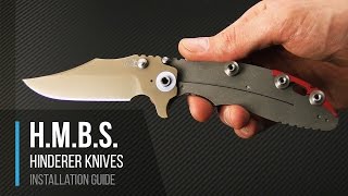 GPKnives Guide  Hinderer Modular Backspacer System HMBS Installation Tutorial [upl. by Klaus]