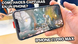 IPHONE 11 PRO MAX 👍Captura De Pantalla O Screenshot FÁCIL HD IPHONE 📲 OrientadorMovil [upl. by Elamor]