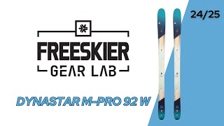 FREESKIER Gear Lab First Impression Dynastar MPro 92 W [upl. by Cahn]