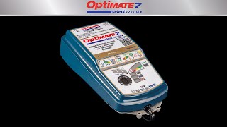 ADVANCED car battery saving charger  OptiMate 7 Select [upl. by Ahcsrop]