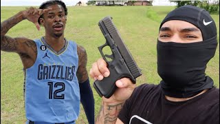 Shooting the JA MORANT GLOCK 🔫 [upl. by Sylas744]